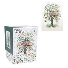 Kiub - Puzzle 500 pcs coffret portfolio arbre