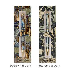 Kiub - Stylo 14x1,2x1,2 dybdahl - Art deco metal
