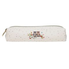 Kiub - Trousse longue en polyester portfolio chouette
