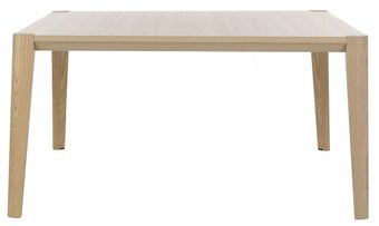 Bureau ABSOLU - 140x120 cm - Pieds bois - Chêne structuré