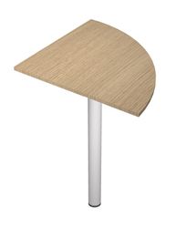 Angle de liaison à 90° pour Bureau Trend (pied non inclus) - plateau imitation chêne