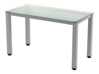 Rocada Executive - Mesa - rectangular - translúcido - aluminio base