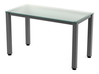 Rocada Executive - Mesa - rectangular - translúcido - antracita base
