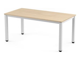 Rocada Executive - Mesa - rectangular - verde haya - blanco, RAL 9003 base