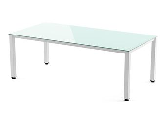 Rocada Executive - Mesa - rectangular - blanco - blanco base