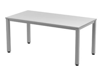 Rocada Executive - Mesa - rectangular - gris - gris, RAL 9006 base