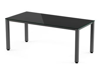 Rocada Executive - Mesa - rectangular - negro - antracita base