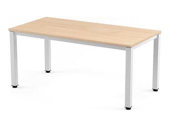 Rocada Executive - Mesa - rectangular - verde haya - blanco base