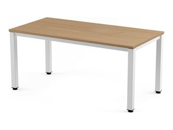 Rocada Executive - Mesa - rectangular - roble - blanco base