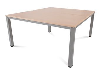 Rocada Executive - Mesa - rectangular - verde haya - aluminio base