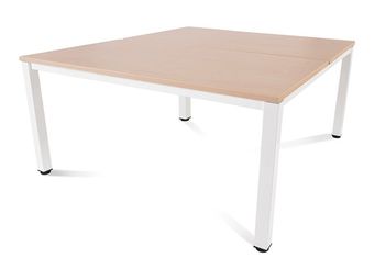 Rocada Executive - Mesa - rectangular - verde haya - blanco base