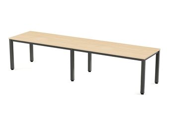 Rocada Executive - Mesa - rectangular - verde haya - antracita, RAL 7015 base