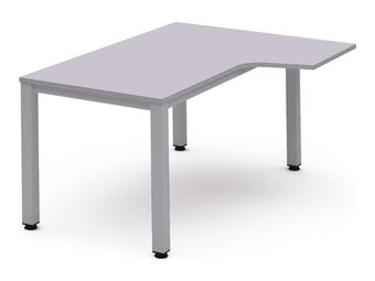 Rocada Executive - Mesa - en escuadra (derecha) - gris - aluminio base