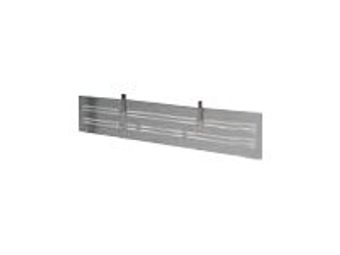 Voile de fond en métal gris aluminium pour bureau Trend - L168