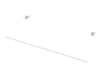 Fellowes Levado - Parte superior de mesa - rectangular - blanco
