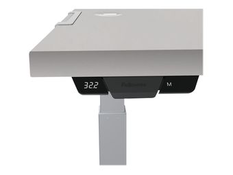 Fellowes Levado - Parte superior de mesa - rectangular - gris