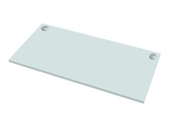 Fellowes Levado - Parte superior de mesa - rectangular - gris