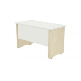 Mesa de oficina serie work 120x60 haya - blanco