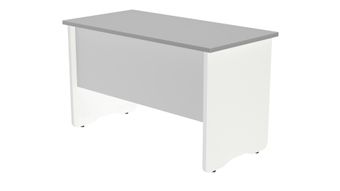 Mesa de oficina serie work 120x60 blanco - gris