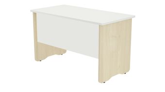 Mesa de oficina serie work 120x60 roble - blanco