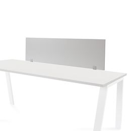 Panel divisor 40x136 melamina gris - mesa individual