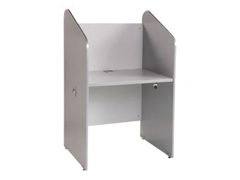 Rocada Welcome - Componente de estación de trabajo - rectangular - gris - aluminio base