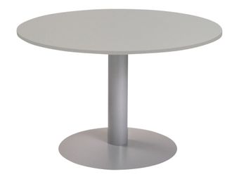 Rocada Meeting - Mesa - redondo - gris - aluminio base