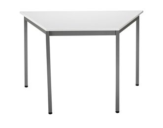 Table modulaire trapezoïdale - L120 x H60 x P60 cm - gris clair