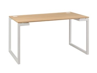 Bureau SUNDAY - L 120 cm - Pieds cadre - Chêne