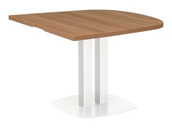 Table de réunion demi-ovale XENON - 102 cm - Merisier italien