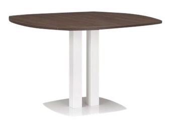 Table de réunion ronde XENON - 115 cm - Chêne royal