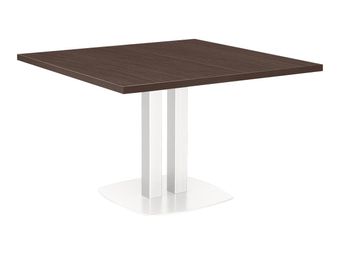 Table de réunion carrée XENON - L115 x H75 x P115 - Chêne royal