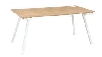 Bureau SUNDAY - 160 cm - Pieds trapèze - Chêne