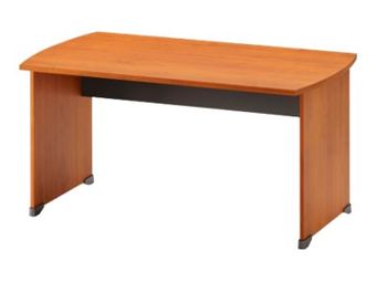 Bureau JAZZ+ - 120 cm - Pieds panneaux - Aulne