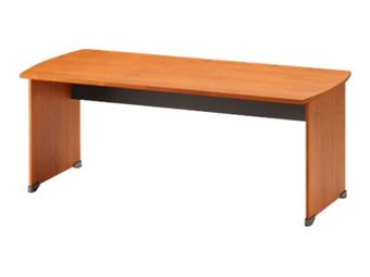 Bureau JAZZ+ - 180 cm - Pieds panneaux - Aulne