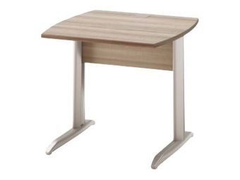 Bureau JAZZ+ - 80 cm - Pieds métal - Chêne gris