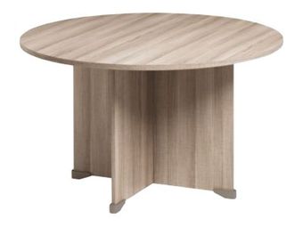 Table de réunion ronde JAZZ+ - 120 cm - Chêne gris