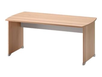 Bureau JAZZ+ - 160 cm - Pieds panneaux - Hêtre