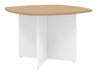 Table de réunion rectangulaire avec côtés arrondis YES ! - Chêne