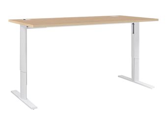 Bureau électrique réglable YES ! - 180 cm - Chêne