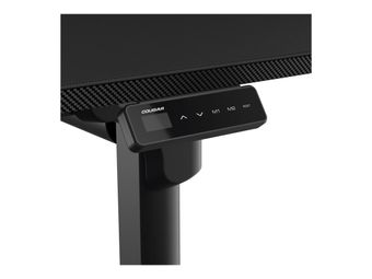 Bureau  Cougar E-GRAV 180 - Bureau gaming assis/debout - réglage électrique - L180 cm - noir