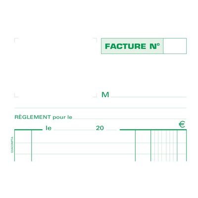 Carnet Autocopiant Exacompta LIVRAISONS - 50 Feuillets A4, Numérotés, Fabriqué En France