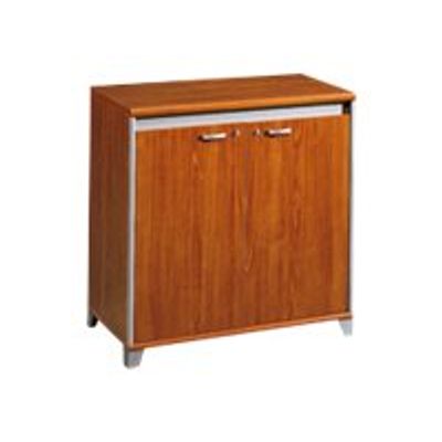 3483601402102-Gautier office MAMBO - Armoire - basse - 2 portes - gris, bois poirier-P_140210_1-0