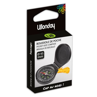 0400001700280-Wonday - Boussole de poche - diamètre 45 mm--0