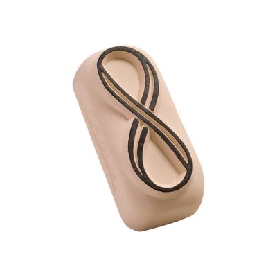 8718503972381-LaDot - Pierre pour tatouage éphémère - en céramique - taille M (2 x 4 cm) - infini-Angle gauche-0