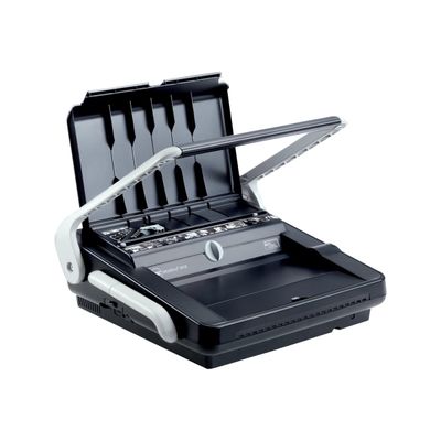 5028252175449-GBC WireBind W18 - machine à relier / relieuse perforeuse manuelle - Perfore 15 feuilles --Angle gauche-2