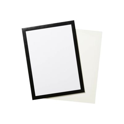 4005546407173-Durable Duraframe Grip -  Cadre d'affichage auto-agrippant - A4 - noir - pour surfaces en tissu-Avant-0