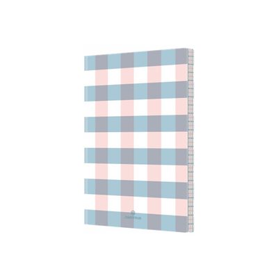 3664447153100-Oberthur Malaga - Carnet de notes souple - A5 - ligné - 200 pages - vichy-Angle droit-0