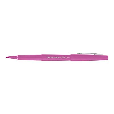 3501179610191-Paper Mate Flair Tropical - Feutre fin - pointe moyenne - orchidée-Angle gauche-1