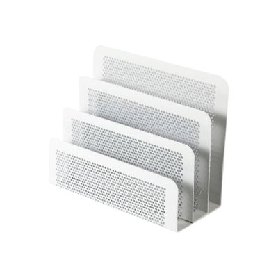 3386177057465-Clementina Frog - Porte lettres métal/mesh - blanc-Angle droit-0